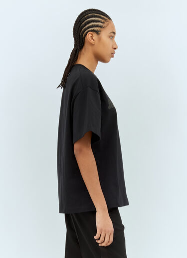 Jil Sander ロゴプリントTシャツ ブラック jil0259011