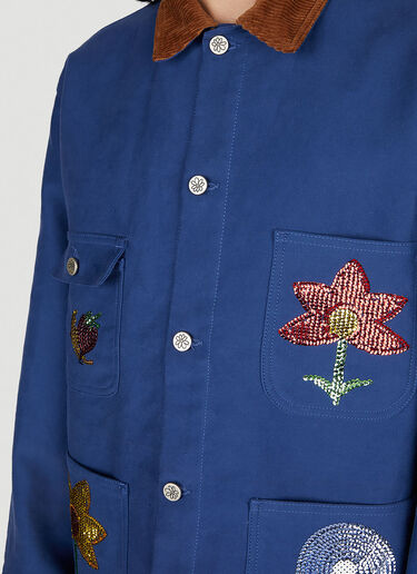 Sky High Farm Workwear Workwear Embroidered Jacket Dark Blue skh0352007
