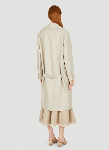 Max Mara Mescal Double Breasted Coat Beige max0252002