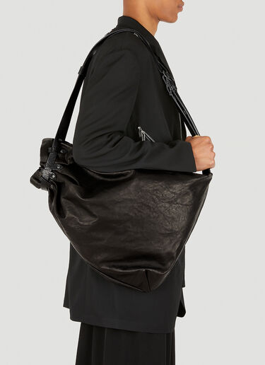 Yohji Yamamoto Gathered Backpack Black yoy0148021