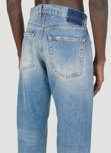 Maison Margiela Washed Jeans Light Blue mla0153011
