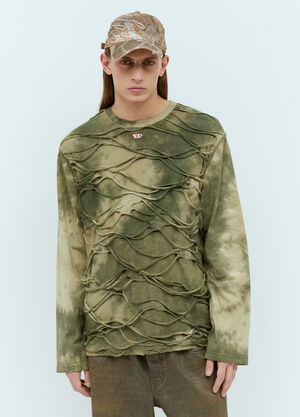 Diesel T-Cranet Long Sleeve T-Shirt Green dsl0157004