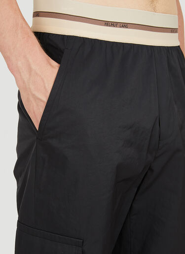 Logo Waistband Track Pants Helmut Lang Logo Waistband Track Pants Black hlm0149008
