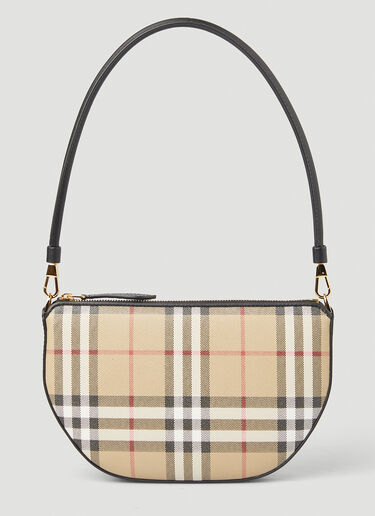 Burberry Olympia Vintage Check Small Shoulder Bag Beige bur0249106