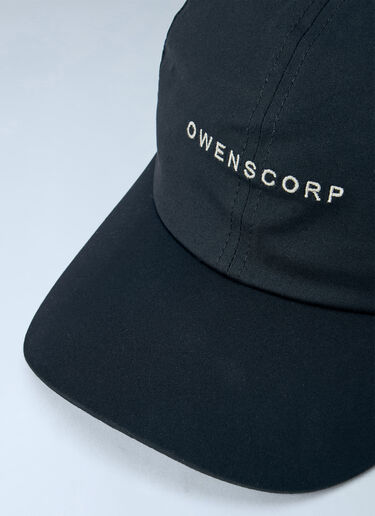 Rick Owens Embroidered Baseball Cap Black ric0165035