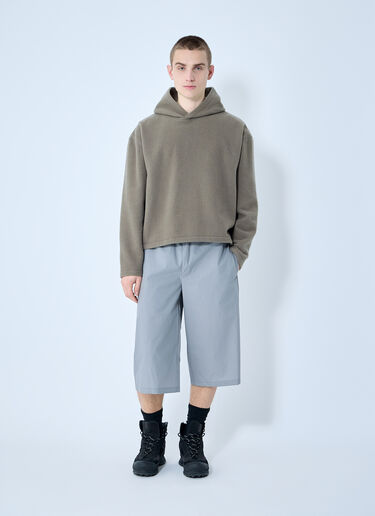 RIER Fleece Hooded Sweatshirt Beige rrr0160009
