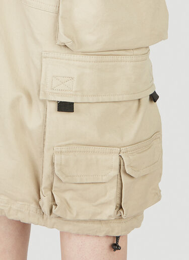Martine Rose Pulled Cargo Shorts Beige mtr0352004