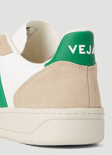 Veja V-10 가죽 스니커즈 그린 vej0352022