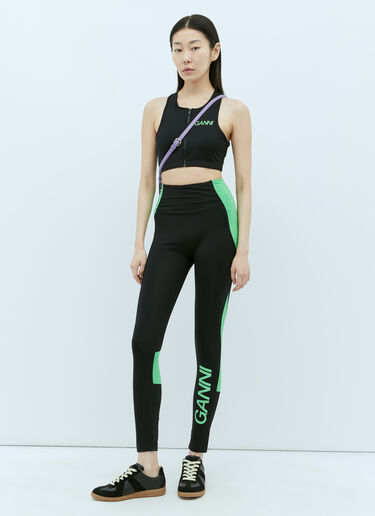 GANNI Active 超高腰打底裤 黑 gan0255041