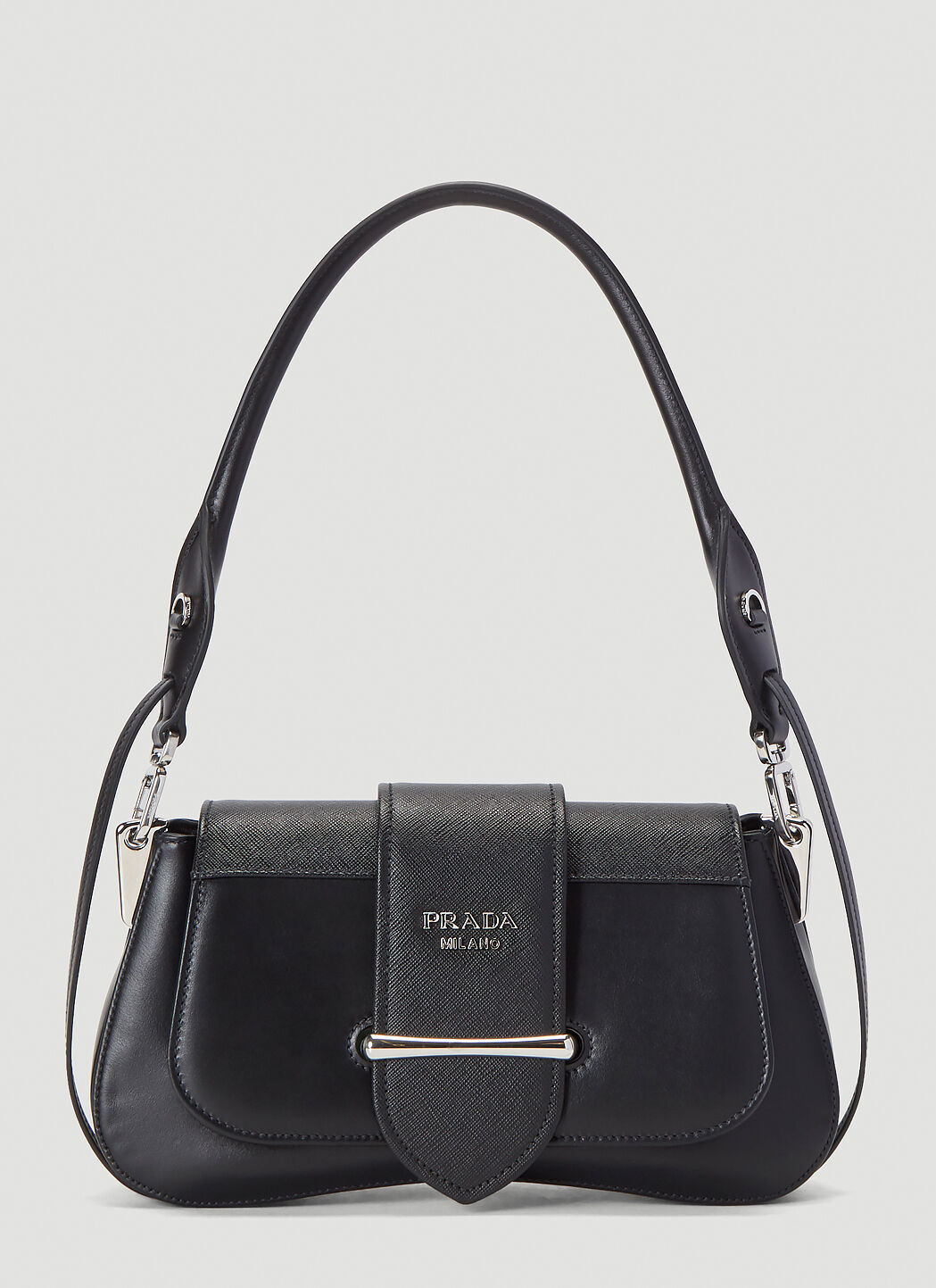 Prada Sidonie Shoulder Bag in Black LN CC