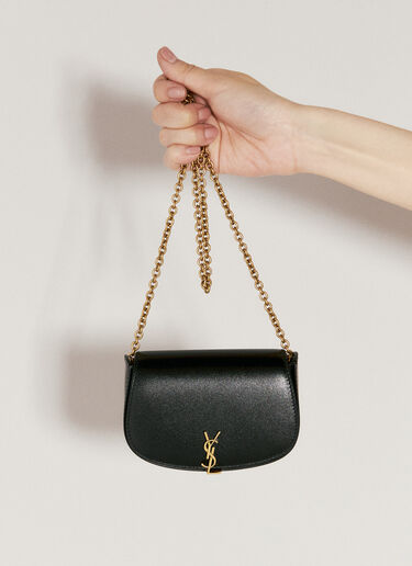 Saint Laurent Cassandre Chain Mini Bag Black sla0255062