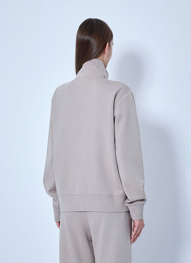 LN-CC® - Max Mara: High-Neck Zip Sweatshirt - Beige Max Mara High-Neck Zip Sweatshirt Beige max0266111