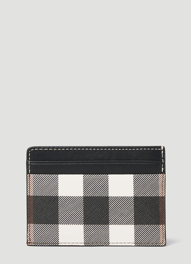 Burberry Check Motif Cardholder Brown bur0148069