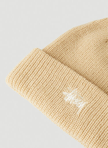 Stüssy Basic Cuff Beanie Hat Beige sts0350016