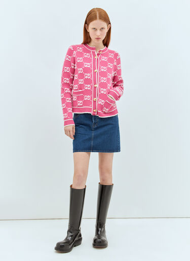 Gucci GGウールカーディガン ピンク guc0257043