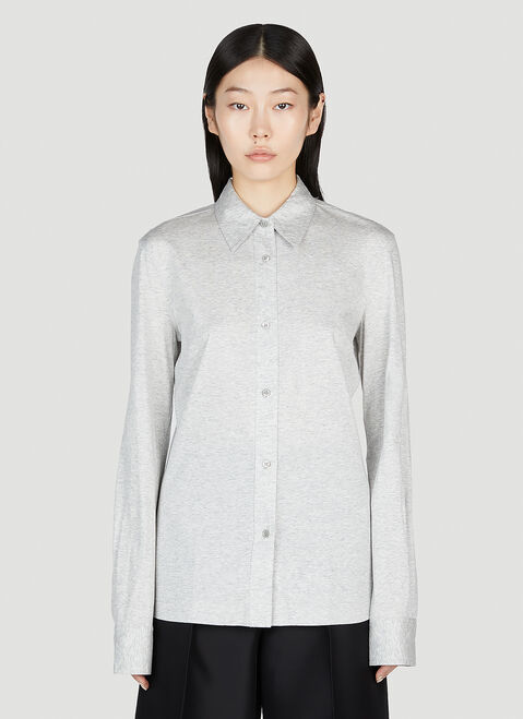 TOTEME Slim Buttoned Shirt Blue tot0254013