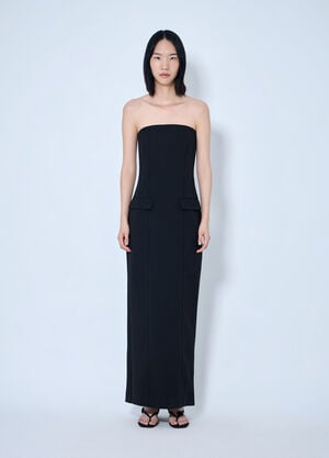 Toteme Strapless Pocket Dress Black tot0265066