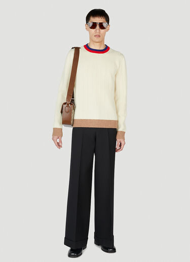 Gucci Crewneck Sweater Cream guc0152031