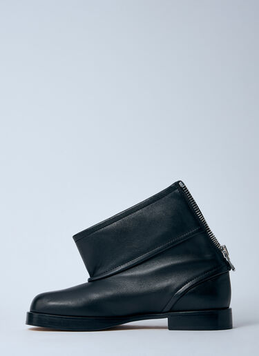 JW Anderson Leather Biker Boots Black jwa0260009