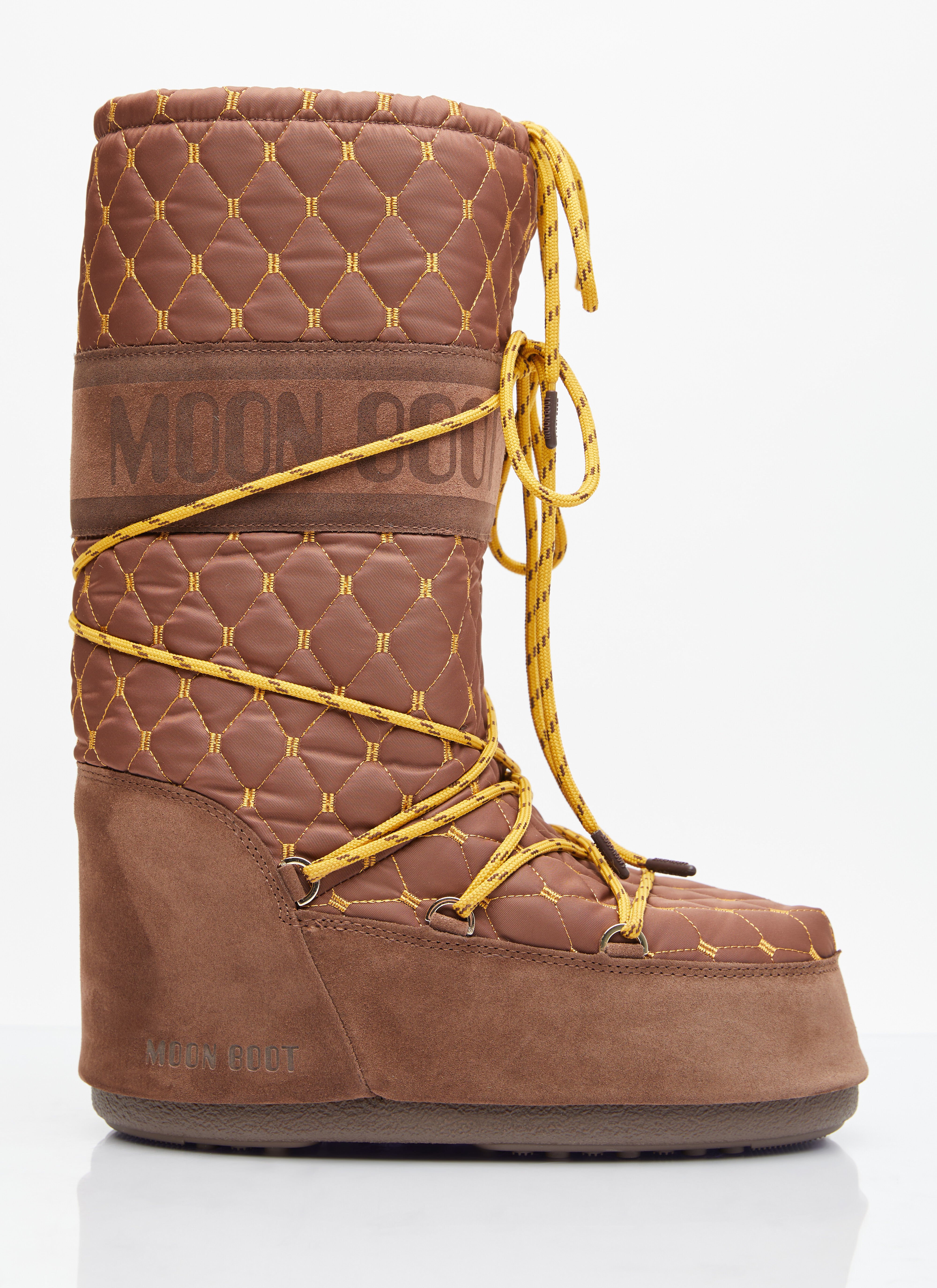 Moon Boot Icon Quilted Boots Brown mnb0354009
