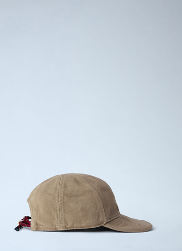 LN-CC® - Miu Miu: Embroidered Logo Cap - Beige Miu Miu Embroidered Logo Cap Beige miu0165017