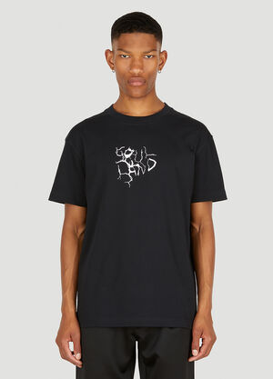 Soulland Lightening Logo T-Shirt Black sld0149005