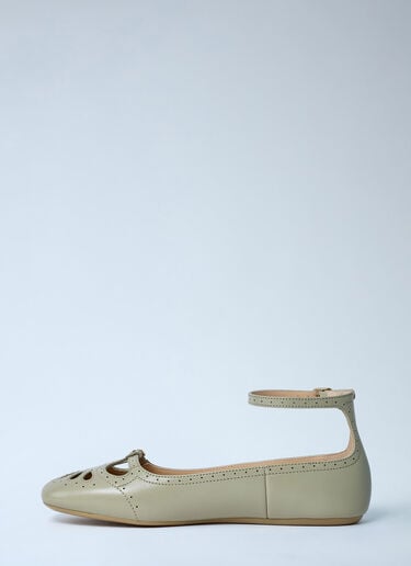 Chloé Misty Ballerina Flats Beige chl0262028