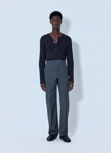Jil Sander Tailored Wool-Blend Trousers Grey jil0164004