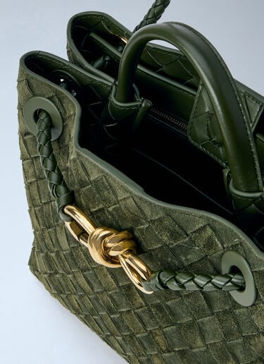 LN-CC® - Bottega Veneta: Small Andiamo Handbag - Green Bottega Veneta Small Andiamo Handbag Green bov0265018