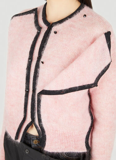Y/Project Button Panel Cardigan Pink ypr0248001
