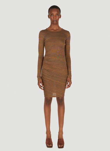 Isabel Marant Étoile Jyoti Mini Dress Brown ibe0249009