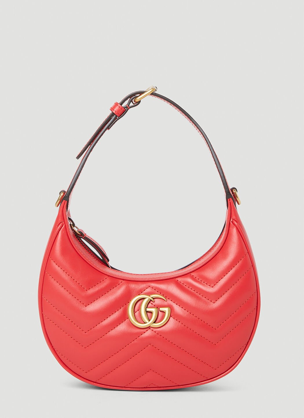 Gucci GG Marmont Mini Shoulder Bag in Red LN CC