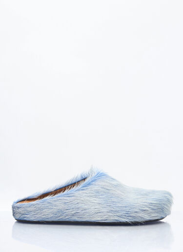 Marni Fussbett Sabot Mules Blue mni0159007