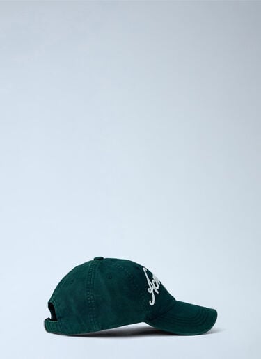 LN-CC® - Acne Studios: Baseball Cap - Dark Green Acne Studios Baseball Cap Dark Green acn0165075