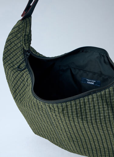 Comme des Garçons Homme Grid Check Shoulder Bag Khaki cdh0164006