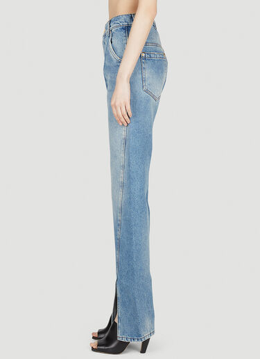 Balmain Slit Jeans Blue bln0252020