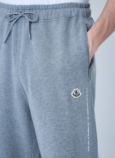 Moncler x FRGMT Hiroshi Fujiwara ロゴパッチ トラックパンツ  チャコール mfr0160059