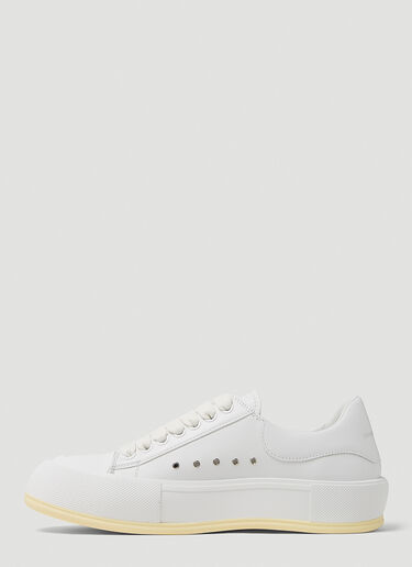 Alexander McQueen Deck Plimsoll 运动鞋 白色 amq0147045