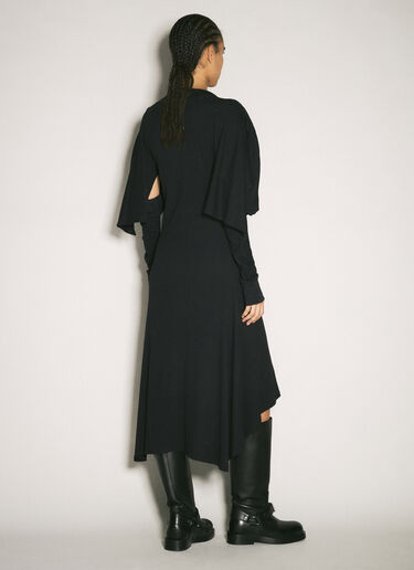 Kiko Kostadinov Circle 平纹针织连衣裙 黑色 kko0258006