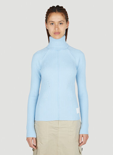 Marc Jacobs Ribbed High Neck Sweater Blue mcj0251008