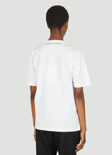Alexander McQueen ハートロゴプリントTシャツ ホワイト amq0249018
