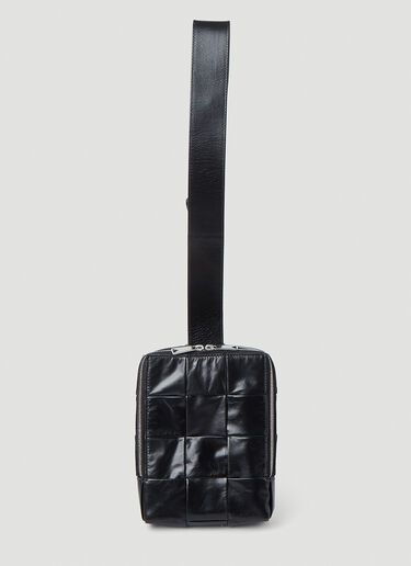 Bottega Veneta Cassette Mini Sling Crossbody Bag in Black