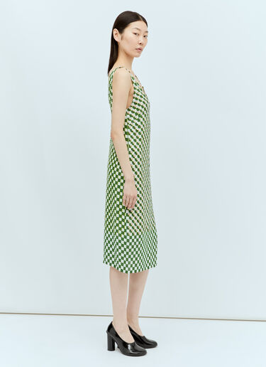 Dries Van Noten Debbie Embellished Dress Green dvn0256018