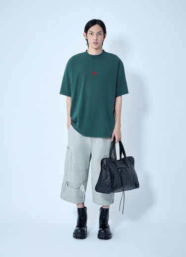 Balenciaga Cropped Cargo Pants Beige bal0163010