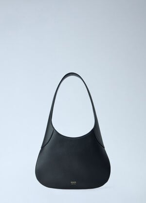 Khaite Small Joan Leather Hobo Bag Black kha0265022