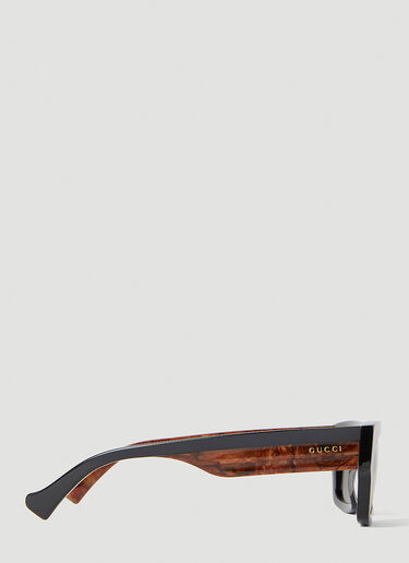 Gucci Rectangular Sunglasses Brown guc0152276