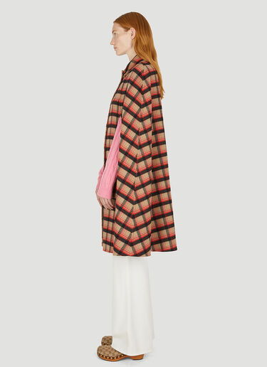 Gucci Reversible Double Checked Cape Camel guc0250072