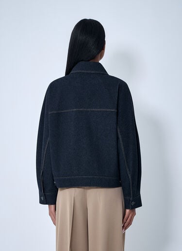 Max Mara Denim Jacket Navy max0263037