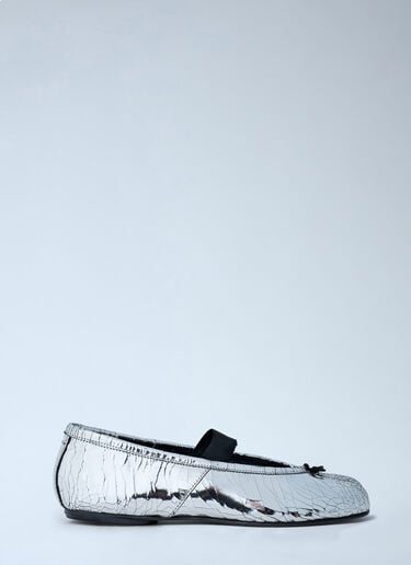 Tabi Ballet Flats Maison Margiela Tabi Ballet Flats Silver mla0262005