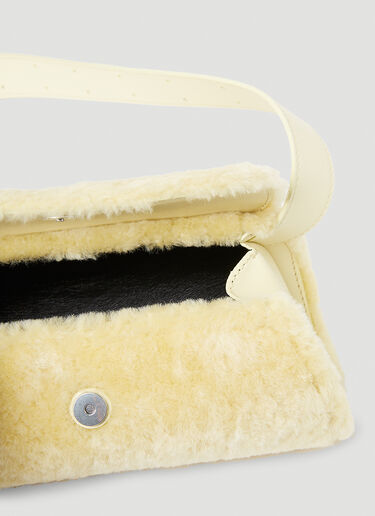 Jil Sander Mini Cannolo Shoulder Bag Yellow jil0253025